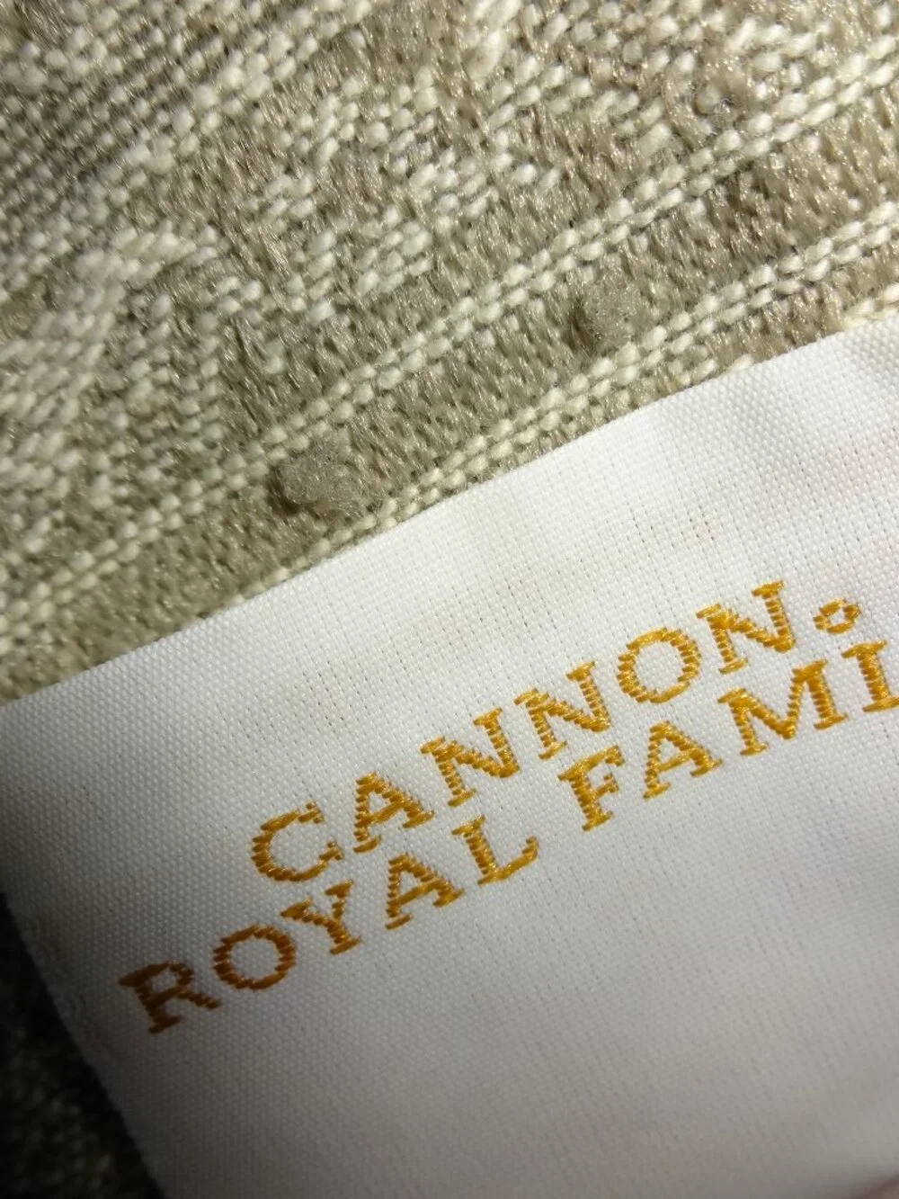 2-COURT OF VERSAILLES CANNON ROYAL FAMILY KING SHAMS damask/brocade taupe